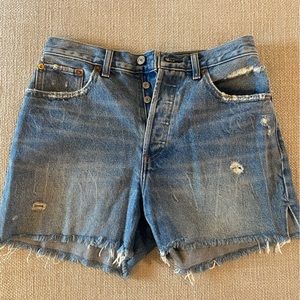 Abercrombie & Fitch 4 inch Jean Shorts